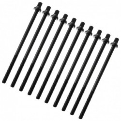 TRC-102W-BK - Vite Tirante Nero 102mm con Rondella - Filettatura 7/32" (x10)