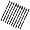 TRC-102W-BK - Vite Tirante Nero 102mm con Rondella - Filettatura 7/32" (x10)