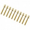 TRC-35W-BR -Vite Tirante d'Oro 35mm con Rondella - Filettatura 7/32" (x10)