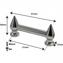 TL4D51 - Blocchetto Tubo - 51mm - Doppio (x1)