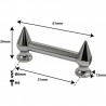 TL4D51 - Blocchetto Tubo - 51mm - Doppio (x1)