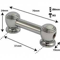 TL9S51 - Blocchetto Tubo - 51mm - Solo (x1)