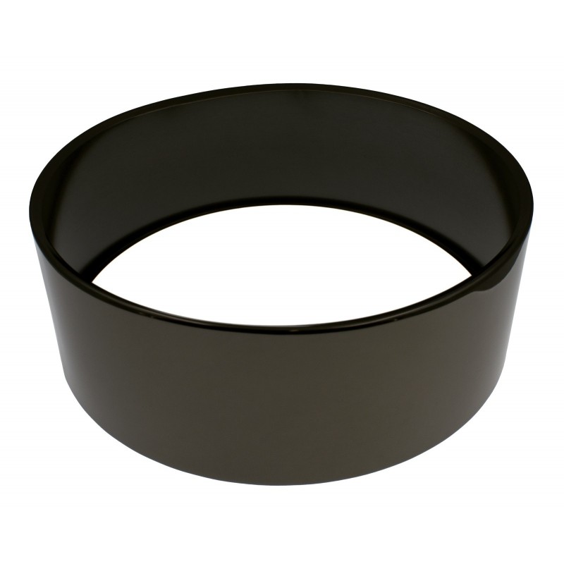 SBB1405ST - 14" x 5" Black Plated Brass Beaded Shell - Snare Drum
