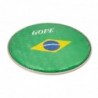 HHOL12-BR - 12" Double Holographic Head - Flag Brazil