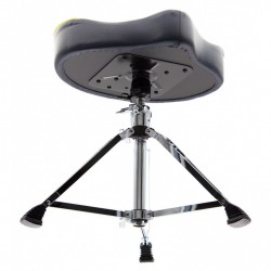 Sparedrum DTHS1-BSR - Pro Drum Throne Saddle Shaped Double-Braced Legs - Navy Blue