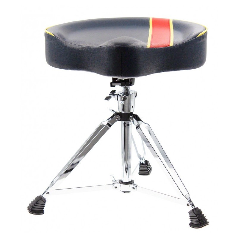 Sparedrum DTHS1-BSR - Pro Drum Throne Saddle Shaped Double-Braced Legs - Navy Blue