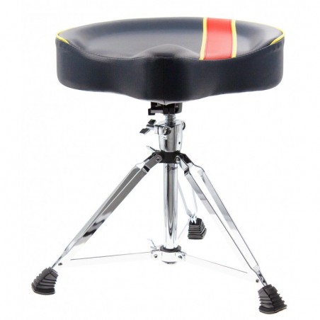 Sparedrum DTHS1-BSR - Pro Drum Throne Saddle Shaped Double-Braced Legs - Navy Blue