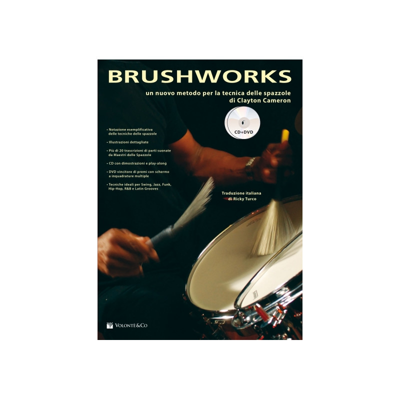 Brushworks - Un nuovo metodo per la tecnica delle spazzole (con CD e DVD)