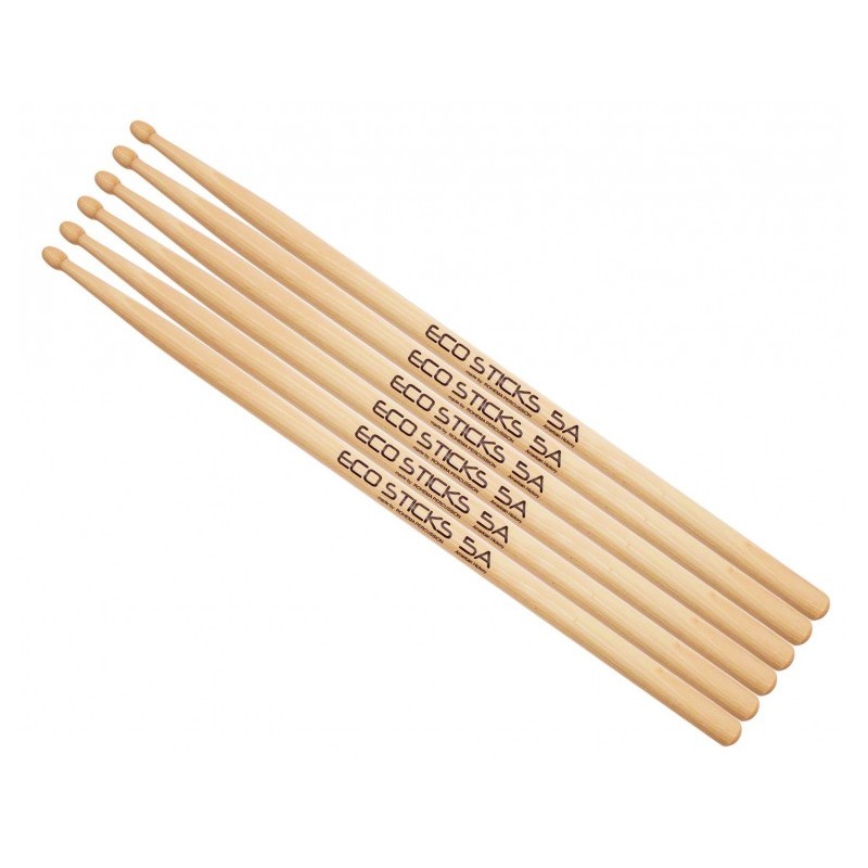 Rohema Eco Sticks 5A Hickory - 3 Pairs Pack