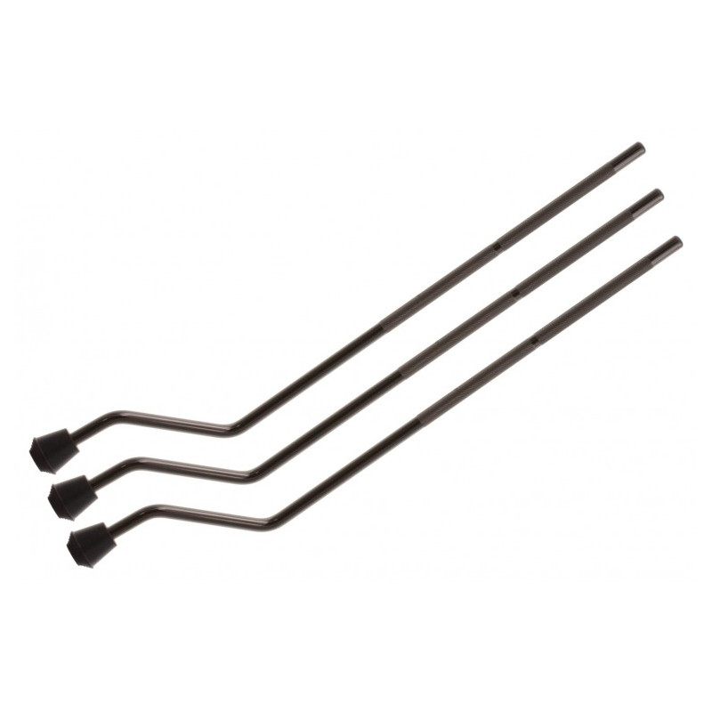 FTL1-540-105-BK - gambe Timbal Base Nero 540mm - Ø10.5mm (x3)