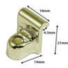 DC27BR - graffa HNF45 ottone (x2)