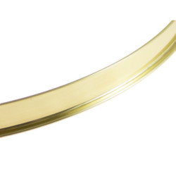 HSFB23-14BR - 14" 2.3mm Brass Single Flange Drum Hoop