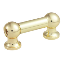 TL12D31-BR - Blocchetto Tubo d'Oro - 31mm - Doppio (x1)
