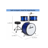 XDrum Junior KIDS Batteria colore blu