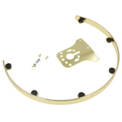 SPT-UN-16-8-BR - Brass 16" 8 Holes Rims / Tom Suspension - Universal Plate