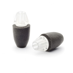 Crescendo F20L - Filtered Memory Foam Earplugs - 20dB Protection