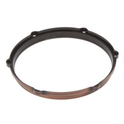 HDC3-10-6VBC - 10" 6 Holes Black 3mm Die Cast Drum Hoop - Vintage Brushed Copper