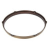 HDC3-12-6VBB - 12" 6 Holes Black 3mm Die Cast Drum Hoop - Vintage Brushed Brass