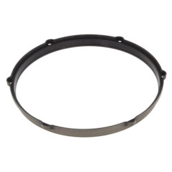 HDC3-12-6VBN - 12" 6 Holes Black 3mm Die Cast Drum Hoop - Vintage Brushed Nickel