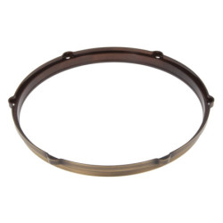 HDC3-13-6VBB - 13" 6 Holes Black 3mm Die Cast Drum Hoop - Vintage Brushed Brass