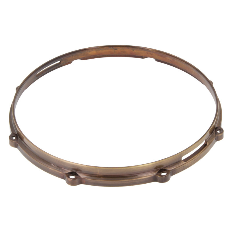 HDC3-13-8SVBB - 13" 8 Holes Snare Side 3mm Die Cast Drum Hoop - Vintage Brushed Brass