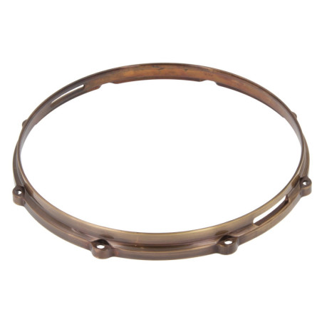 HDC3-13-8SVBB - 13" 8 Holes Snare Side 3mm Die Cast Drum Hoop - Vintage Brushed Brass