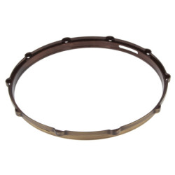 HDC3-14-10SVBB - 14" 10 Holes Snare Side 3mm Die Cast Drum Hoop - Vintage Brushed Brass