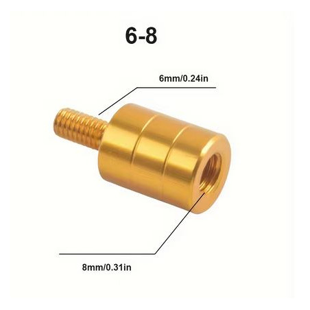 Adattatore per practice pad stand da 8mm a 6mm