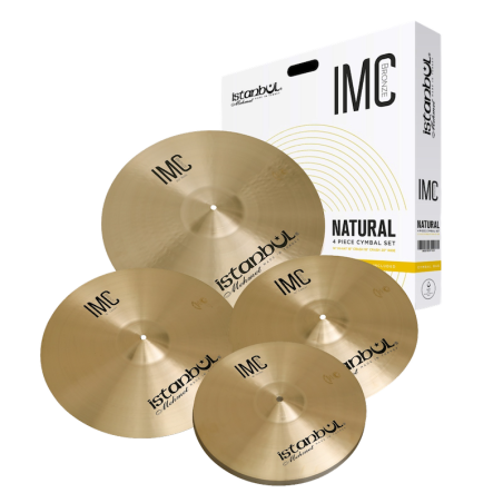 IMC Bronze 4 Piece Cymbal Set (Natural) - Bag free!