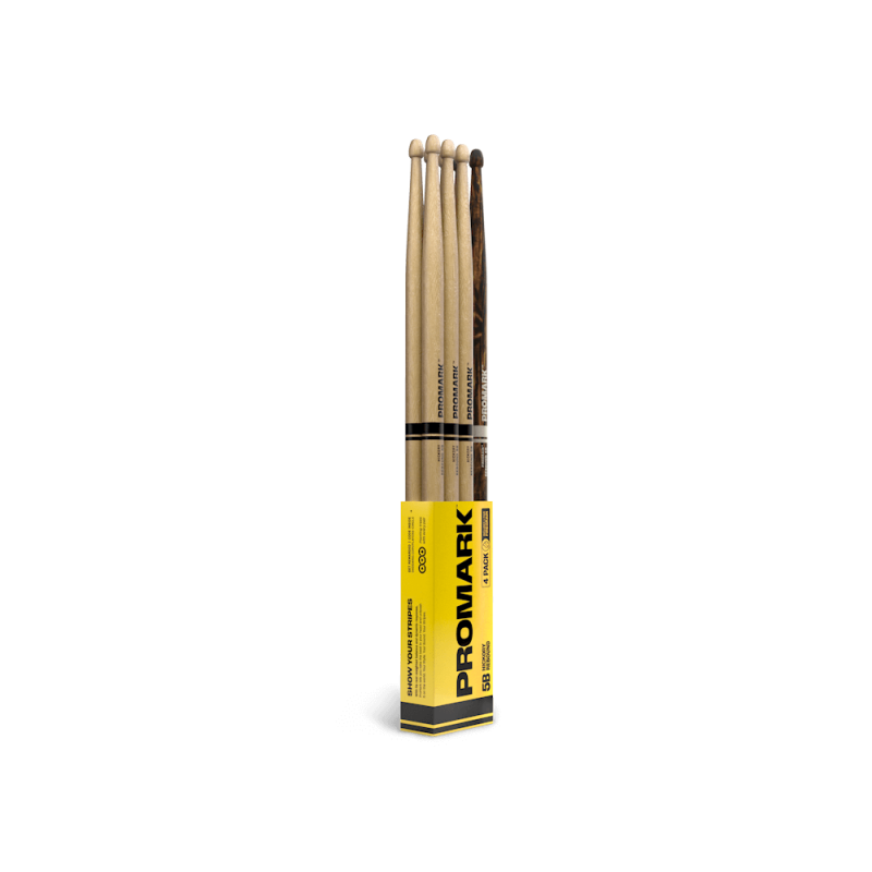 Pro Mark 5B Rebound Hickory + Firegrain Bonus - RBH595AW-4PFG