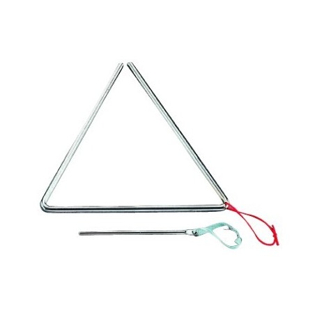 Triangolo in metallo con battente 20cm