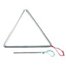 Triangolo in metallo con battente 20cm