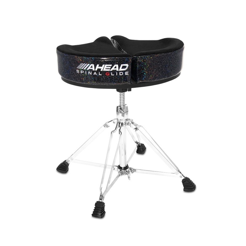 SPG-BS-4 Drum Throne Spinal-G Black Sparkle - 4 Legs Base