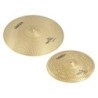 Mute 2x Silent Cymbals Set - 14" 20" - Brass Finish