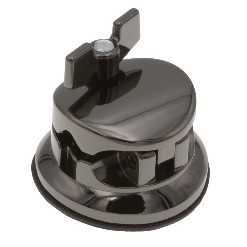 TB10BK - fissaggio rotonda Tomtom / Timbal Base 50mm - Nero (x1)