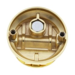 TB10BR - fissaggio rotonda Tomtom / Timbal Base 50mm - d'Oro (x1)