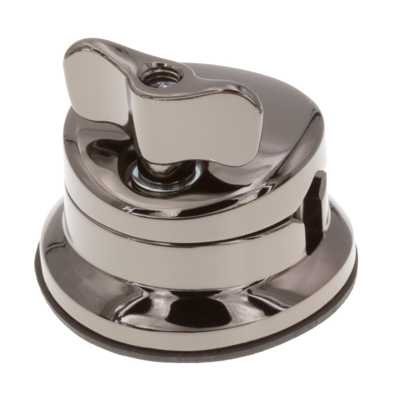 TB5BK - fissaggio rotonda Tomtom / Timbal Base 50mm - Nero (x1)