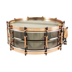 BK-5014SFXG - Black Dawg Aztec Gold Vintage 14" x 5" Snare Drum - Brass Shell