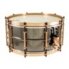 BK-6514SFXG - Black Dawg Aztec Gold Vintage 14" x 6.5" Snare Drum - Brass Shell