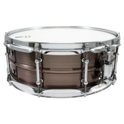 BKR-5014SH - Black Dawg 14" x 5" Snare Drum - Brushed Red Copper Brass Shell