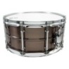 BKR-6514SH - Black Dawg 14" x 6.5" Snare Drum - Brushed Red Copper Brass Shell