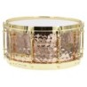 BZH-6514DHBR - Hammered Bronze Shell Series 14" x 6.5" Snare Drum - Die Cast Hoops
