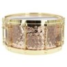 BZH-6514DHBR - Hammered Bronze Shell Series 14" x 6.5" Snare Drum - Die Cast Hoops