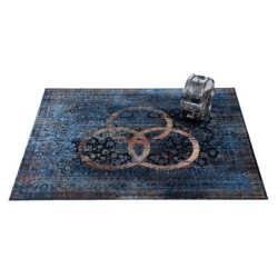 VP185-BNZ - Vintage Persian Stage / Drum Mat 1.85 x 1.60m Anti-Slip - Bonzo