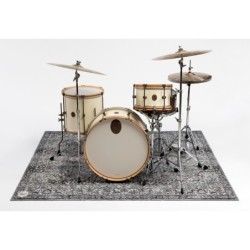VP185-GRY - Vintage Persian Stage / Drum Mat 1.85 x 1.60m Anti-Slip - Grey