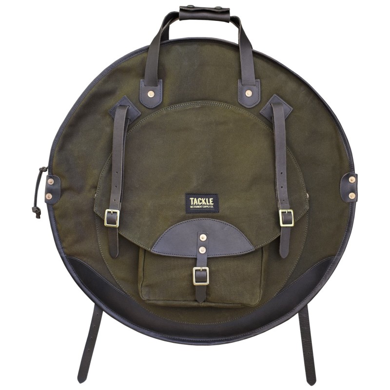 22" Backpack Cymbal Case - Forest Green/Dark Brown