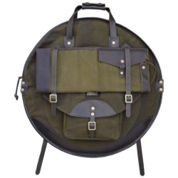 24" Backpack Cymbal Case - Forest Green/Dark Brown
