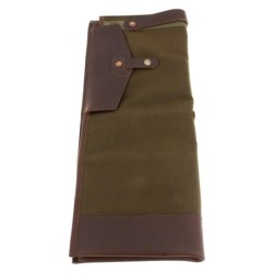 Waxed Canvas Bi-Fold Stick Case - Forest Green
