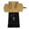 Waxed Canvas Compact Stick Case - Black