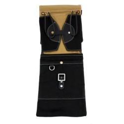 Waxed Canvas Compact Stick Case - Black